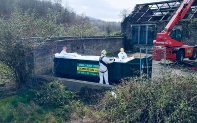 Travaux de désamiantage