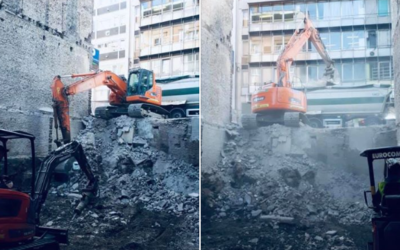 Démolition d’une maison mitoyenne