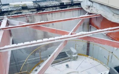Démontage d’une toiture industrielle