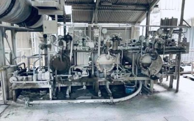 Démontage d’un préchauffeur industriel