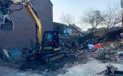 Désamiantage de toitures à Milmort et démolition manuelle à La Louvière