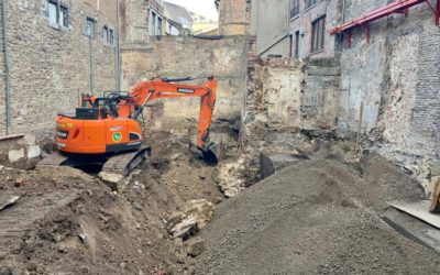 Déconstruction en plein centre-ville de Liège