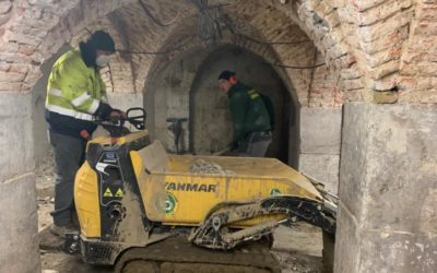 Travaux en sous-sol au Fiacre de Liège