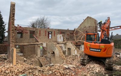 Démolition sélective d’une habitation unifamiliale