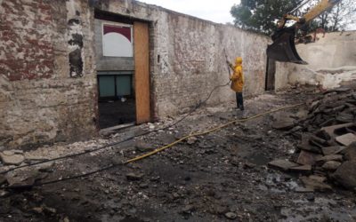 Intervention après incendie