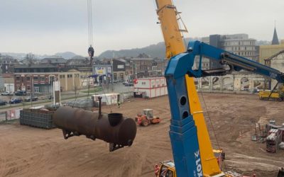 Suite du chantier Gastronomia à Seraing