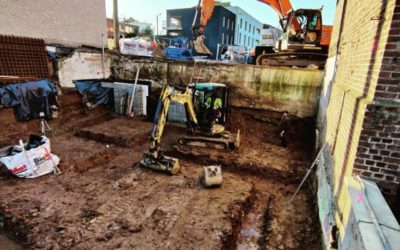 Nous réalisons aussi vos travaux de terrassement après démolition !