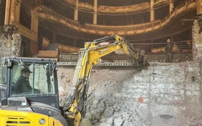 Chantier d’envergure au grand théâtre de Verviers