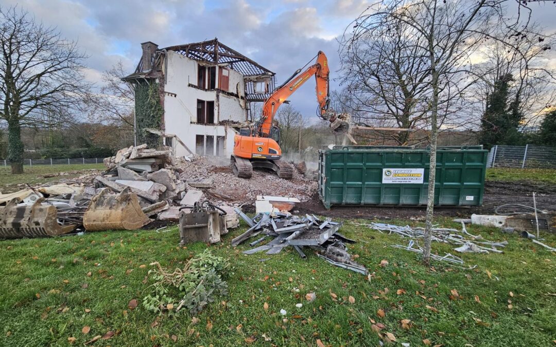 Déconstruction d’une villa à Liège