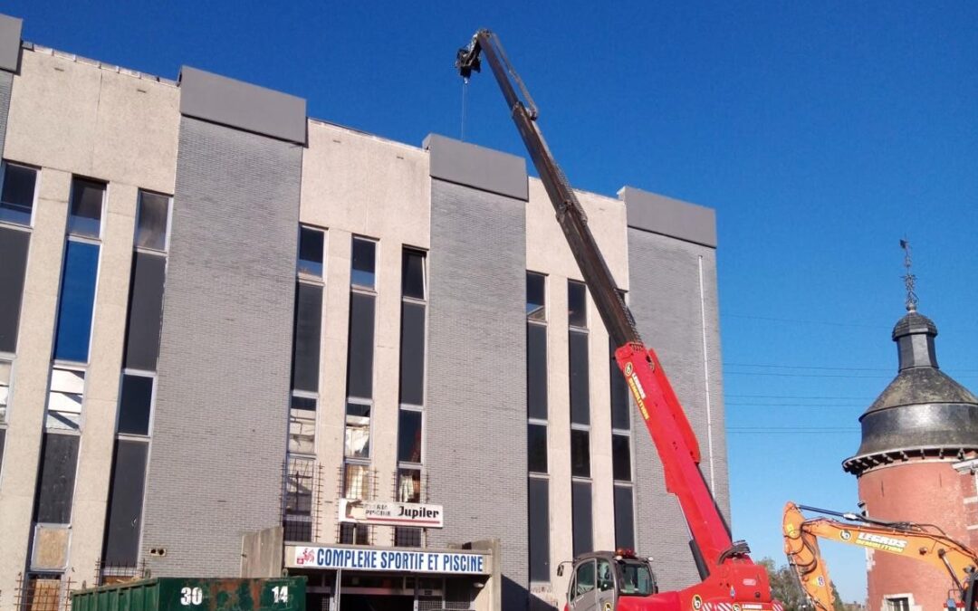 Mise à blanc et démolition à Marchienne