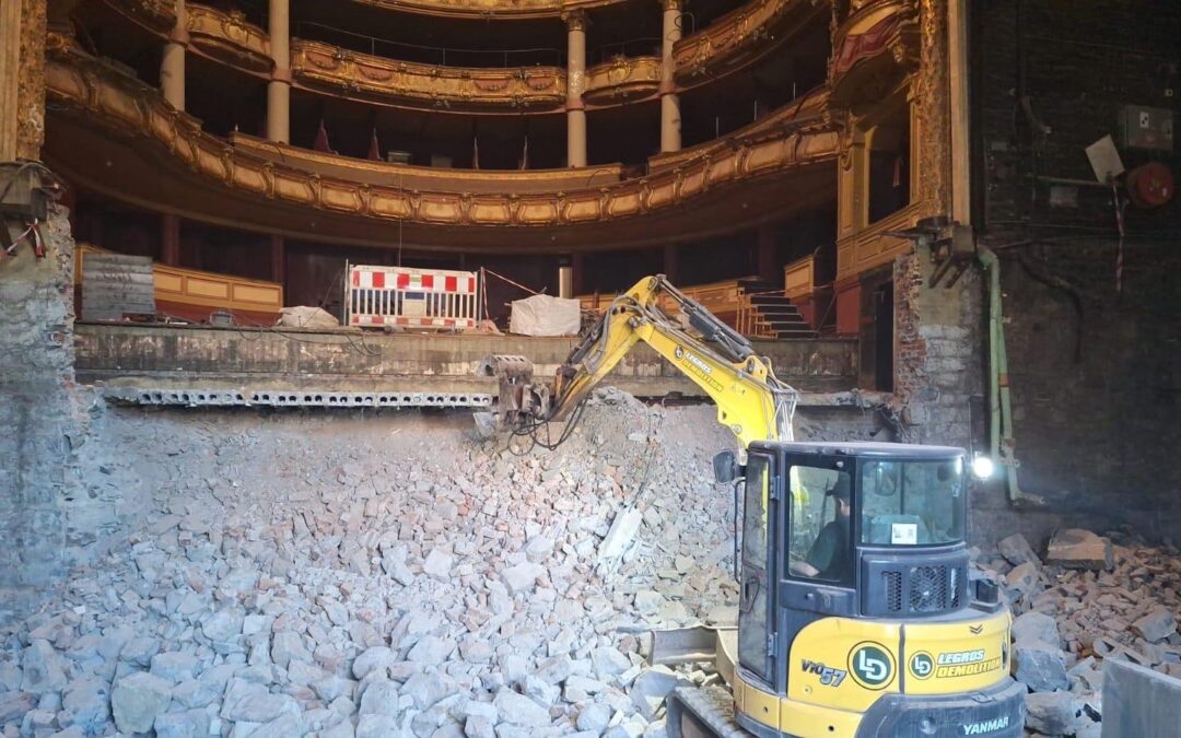 Suite de notre intervention au Grand Théâtre de Verviers
