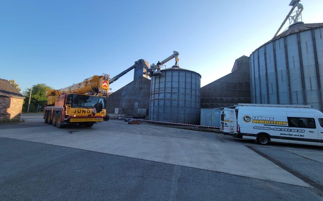 Démontage industriel à Burdinne