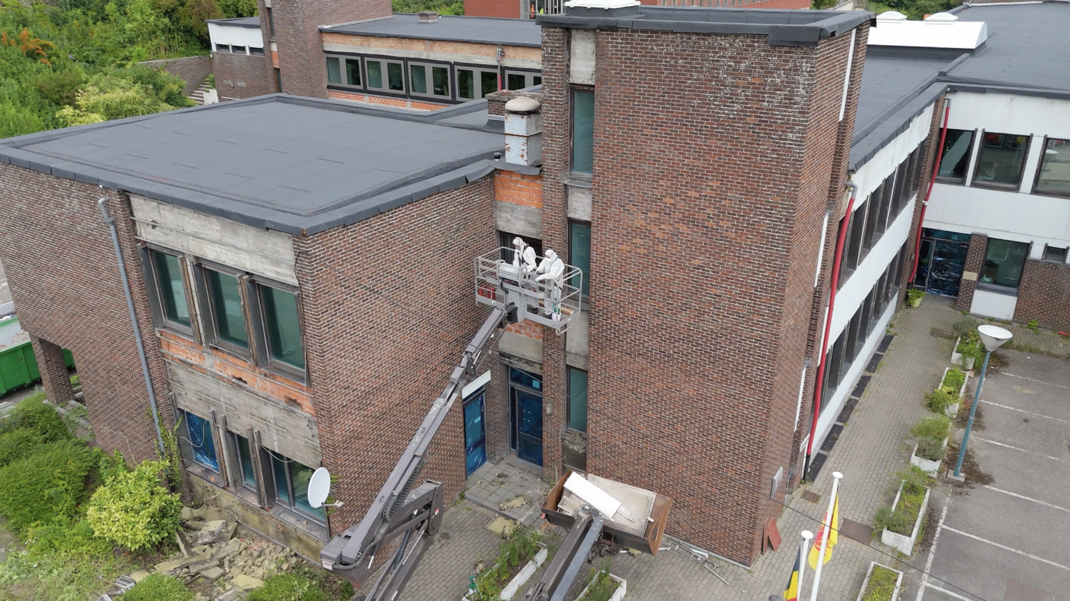 Desamiantage à Liège Bruxelles Namu