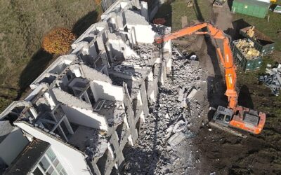 Démolition complète d’un ensemble de bâtiments